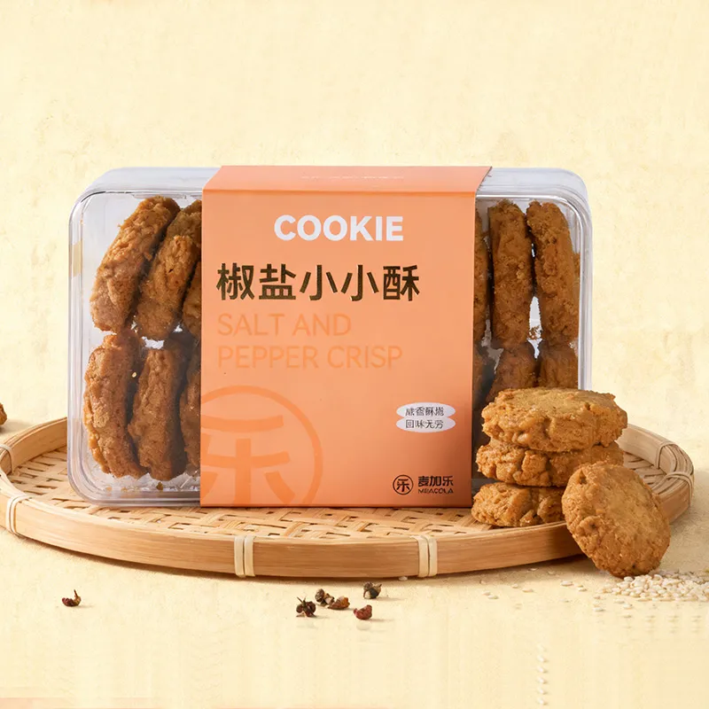 Хрустящее печенье с солью и перцем